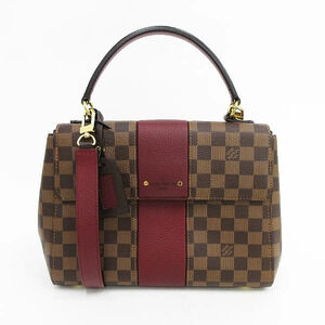 LOUIS VUITTON Damier Bond Street Handbag Long Shoulder Bag Crossbody Bordeaux